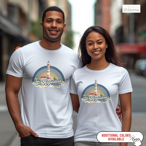 St. Augustine Florida Retro Lighthouse T-Shirt St. Augustine Florida Retro Lighthouse T-Shirt