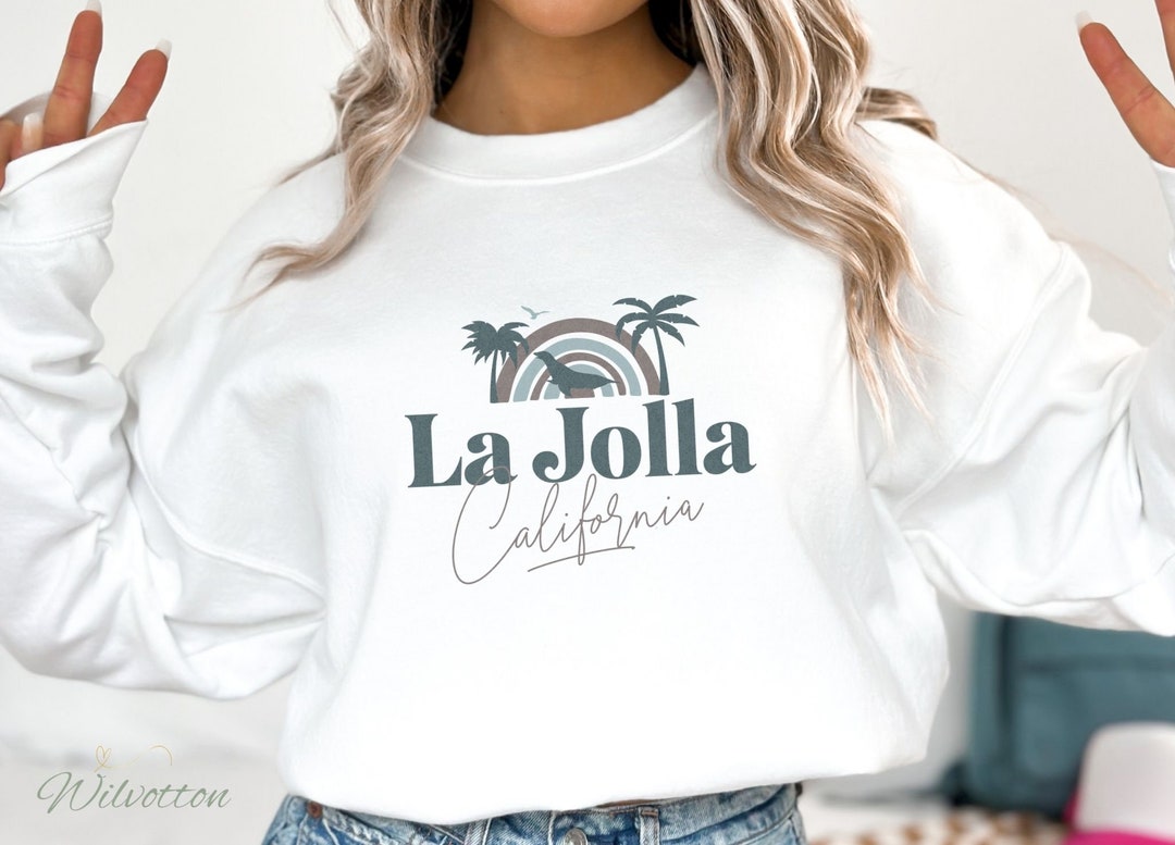 La Jolla California Beachful Sweatshirt Vacation Shirt Etsy