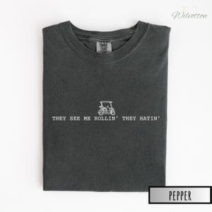 Golf Tshirt, Funny Golfing Shirt, Golfing Crewneck, Unisex Golf Gifts, Golf Birthday Party, Golf Tournament, Golf Trip Shirt, Sports Golf Pepper