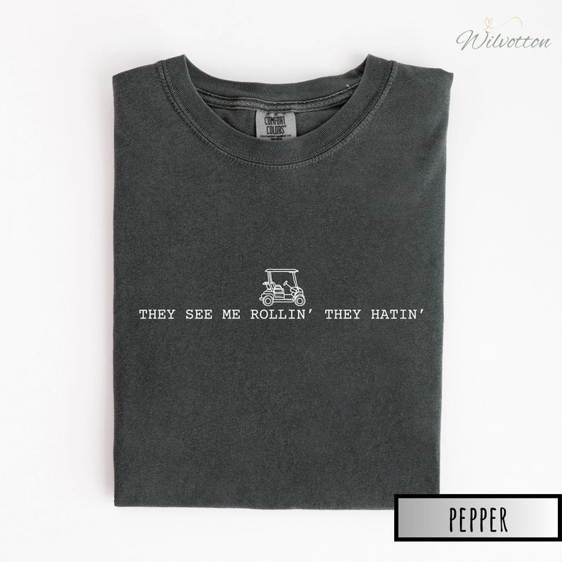 Golf Tshirt, Funny Golfing Shirt, Golfing Crewneck, Unisex Golf Gifts, Golf Birthday Party, Golf Tournament, Golf Trip Shirt, Sports Golf Pepper