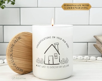 New House Candle, Personalized New Home Gift, Funny Housewarming Gift, New Apartment Gift, Moving Away Gift, New House Gift, First Home Gift