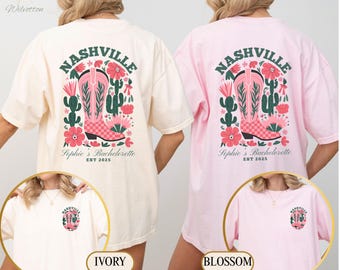 Personalized Bachelorette Shirts, Nashville Bach Party, Nashville Bachelorette Shirts, Country Bachelorette Party Shirts, Girls Trip Shirt