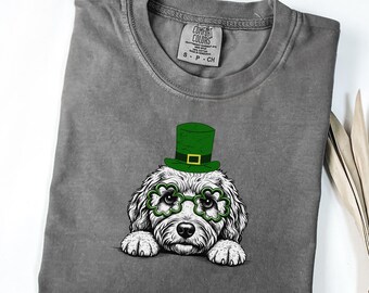 St. Patricks Day Doodle Shirt, Comfort Color Doodle Lover Shirt, Lucky Doodle Shirt, St Patricks Doodle Gift, Doodle Mom Dad