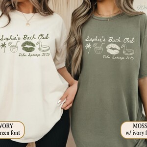 Palm Springs Bachelorette Party Shirts, Palm Springs Before the Rings Shirt, Custom Bachelorette Shirts, Personalized Luxury Bachelorette