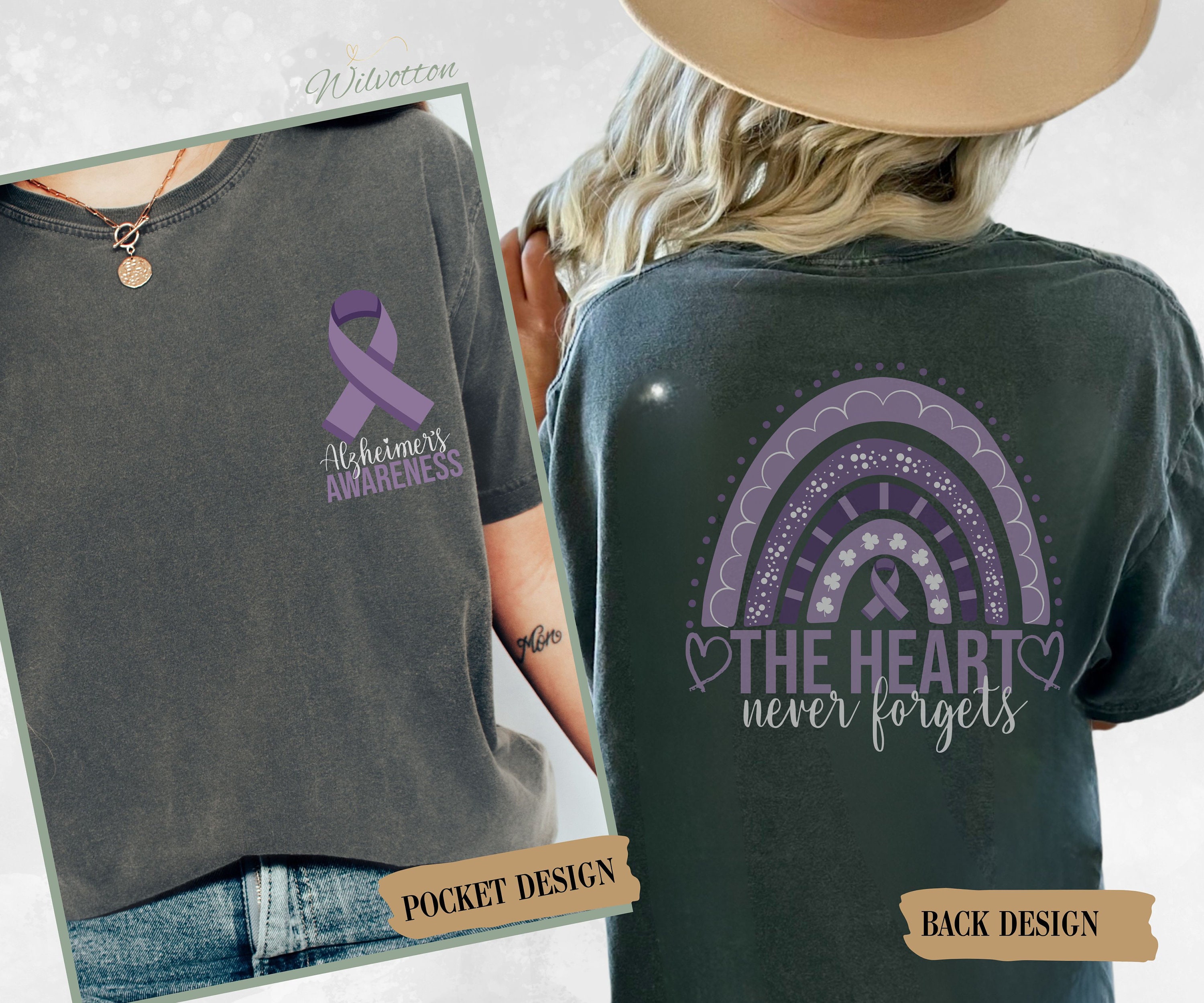 END ALZ Alzheimer's Awareness Month Purple Gifts TShirt