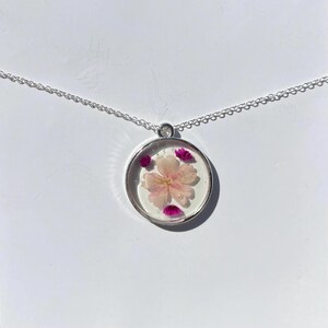 Pressed Flower Necklace