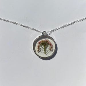 Pressed Flower Necklace