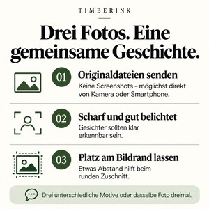 Fototipps für drei persönliche Motive:Originaldateien, scharfe Gesichter und Platz für den runden Zuschnitt.