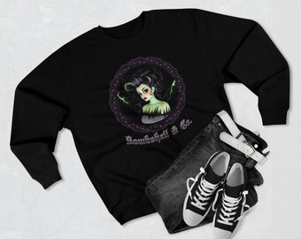 Braut von Frankenstein, Monster Braut, Halloween Sweatshirt, Geschenke für sie, gruselige Geschenke, Halloween Kleidung, gruseliges Sweatshirt