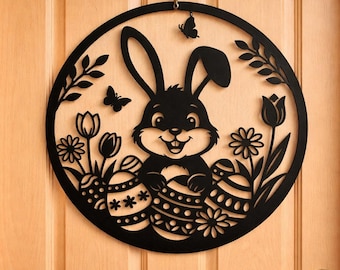 Easter Bunny Dxf, Rabbit Cut File for Laser, Dxf Plasma, Cnc