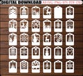 Christmas Gift Tags svg bundle for Cricut Glowforge - Christmas gift tag svg cut file and laser cut file