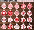 20 Christmas Balls svg, Christmas Decorations Cut Files, Christmas Tree Ornaments SVG, Laser cut files, Cricut, Silhouette, Glowforge product logo