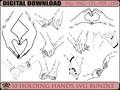 Holding Hands SVG, Pinky Hold, Love, SVG Cut File, Customize With Your Own Text, Add Names & Dates, Instant Download, Love Hands Design