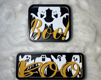 Boo Ghost Sign Laser SVG Boo GhostFramed Laser Sign Halloween Framed SVG Fall Laser SVG Glowforge Laser Ghost File Glowforge 02 shapes