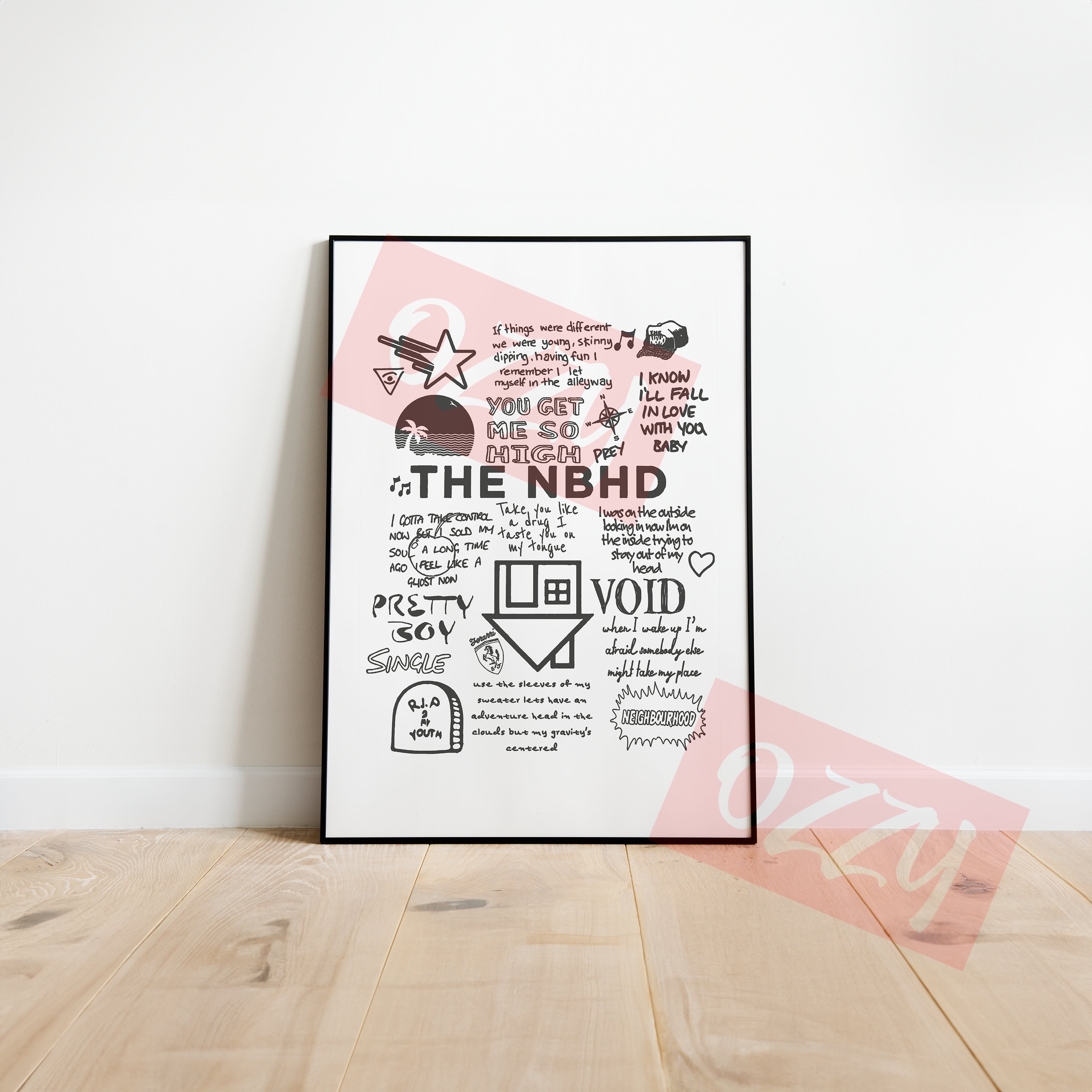 THE NEIGHBOURHOOD REFLECTIONS Canvas Art Poster And Wall Art