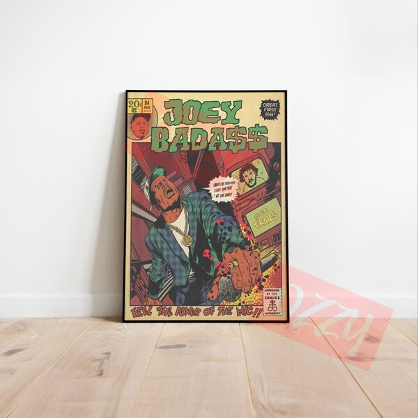 Joey Badass Vintage Style Poster Instant Download High DPI Files