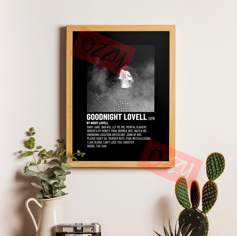 Night Lovell Goodnight Lovell Album Poster Instant Download - Etsy