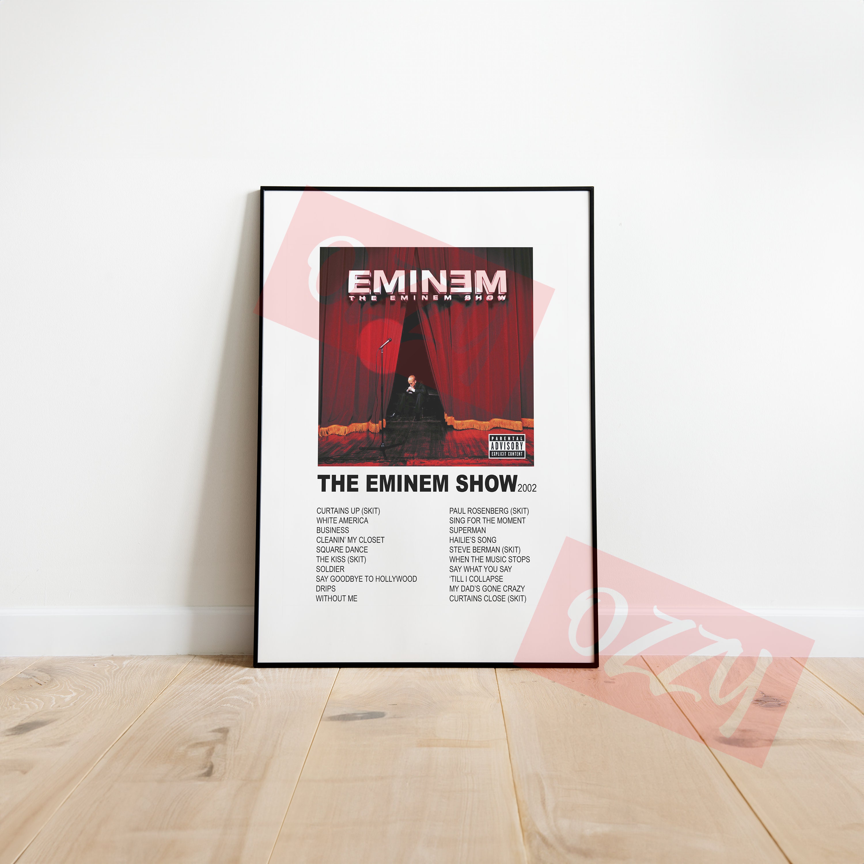 The Eminem Show Vintage 2002 Rap Music Album Promo Poster 22 x 34.5