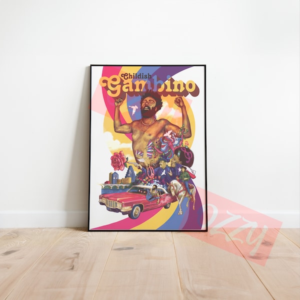 Childish Gambino Poster Instant Download High DPI Files