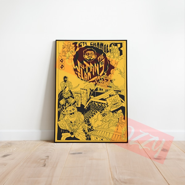 Wu-Tang Clan Poster Sofortiger Download druckbarer Dateien mit hoher DPI