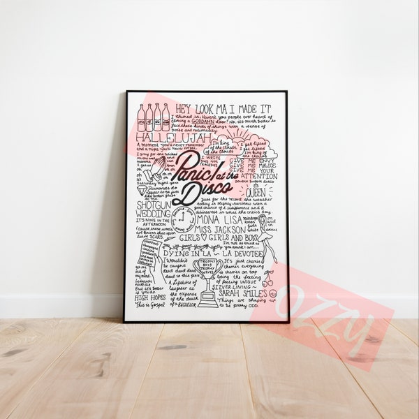 Panic at the Disco - Etsy