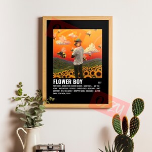 Tyler The Creator Flower Boy Album Poster Instant Download High DPI Files image 2