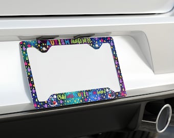 Autism Awareness Metal License Plate Frame