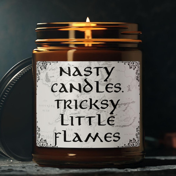 Vela de Gollum, divertido regalo de ESDLA para fans de los hobbits y la Tierra Media, idea navideña literaria