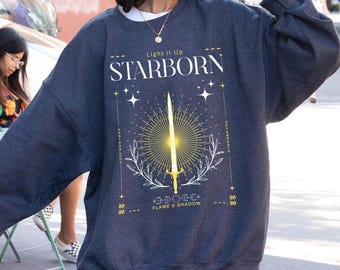 Crescent City Sweatshirt: Starborn, House of Flame and Shadow (Officially Licensed)