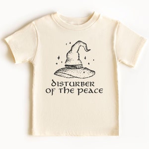 Chemise enfant LOTR, perturbateur de la paix, t-shirt sorcier, bébé du Seigneur des anneaux, produits dérivés de la Terre du Milieu, Gandalf Bilbo Baggins, Hobbitcore