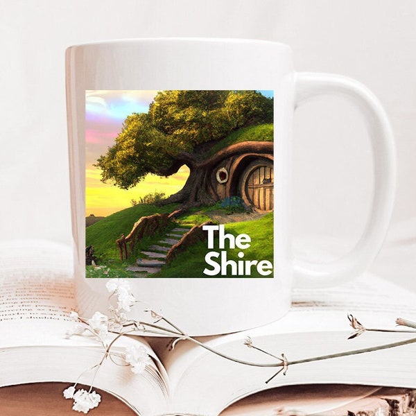 The Shire mug for Hobbit, Lord or the Rings, JRR Tolkien fans, bookish gift for book lovers