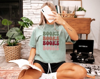 Bokälskare Bokmal-T-shirt Gåva Läsare Läsare Gåva Böcker T-shirt