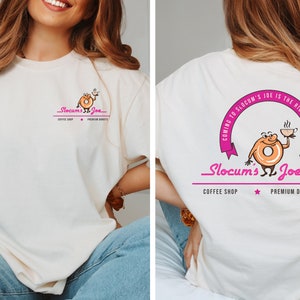 Fallout T-shirt: Slocum&#39;s Joe Coffee & Donuts Design