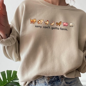 Stardew Valley Sweatshirt, Gotta Farm, Unisex Fit