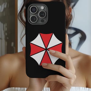 Resident Evil Merch, Phone Case Umbrella Corporation, Racoon City Gift, Gaming Gamer Gift