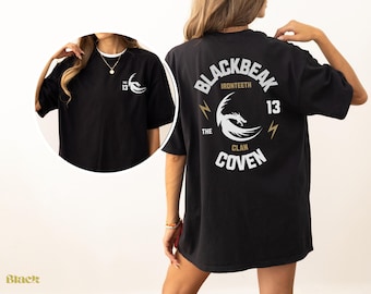 Blackbeak Coven Shirt, Officially Licensed SJM, Throne of Glass Tshirt, Manon Blackbeak Ironteeth Clan, Crochan Queen, Aelin Rowan fireheart
