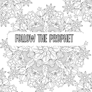Lds Coloring Pages | 10 Printable Coloring Page | lds primary | primary coloring page |General Conference