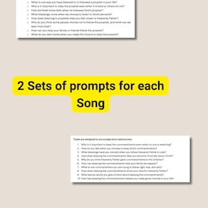 K&ouml;nnte beinhalten: Zwei S&auml;tze von Aufforderungen f&uuml;r jedes Lied werden auf hellem Hintergrund angezeigt. Der obere Satz von Aufforderungen befindet sich in einem wei&szlig;en Rechteck, der untere Satz in einem wei&szlig;en Rechteck. Der Text ist schwarz.