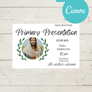 Invitación al programa de las primarias de los Santos de los Últimos Días / Invitación al programa de la Primaria / Programa de la Primaria