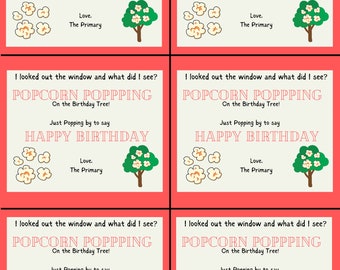 Primary Birthday Gift Tag | Birthday gift tag | Printable Gift tag | lds primary prints  | Lds Primary | Birthday