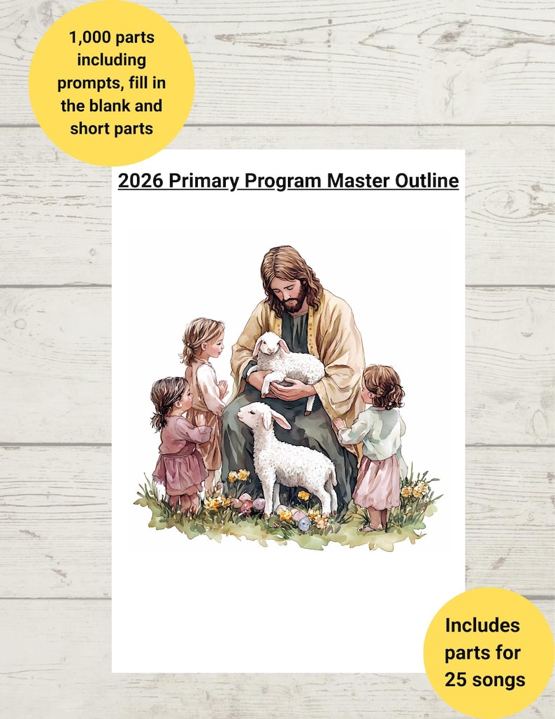 2026 Kundengerechter Primärprogramm-Gliederung: Komm, folge mir (Digitaler Download) Bild 1