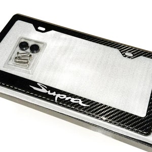 Supra license cheap plate frame