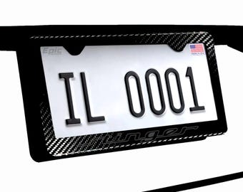 Vestian Stinger Car Chrome Silver License Plate Frame Cover Holder