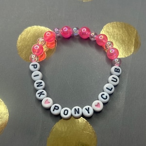 Chappell Roan Pink Pony Club Friendship Bracelet