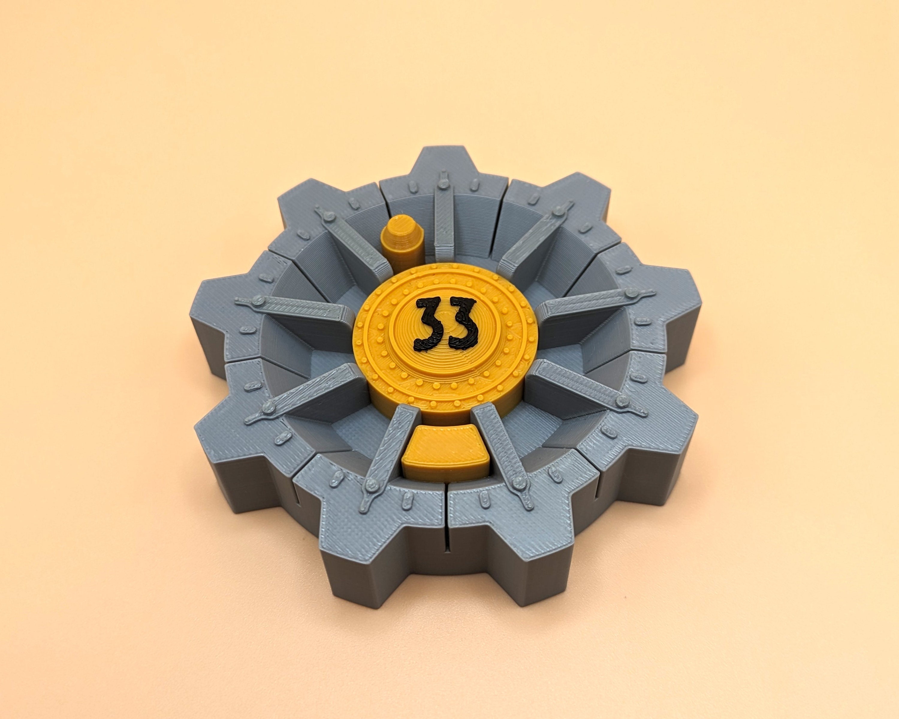 Fallout Vault 33 Door - Full Color - Etsy