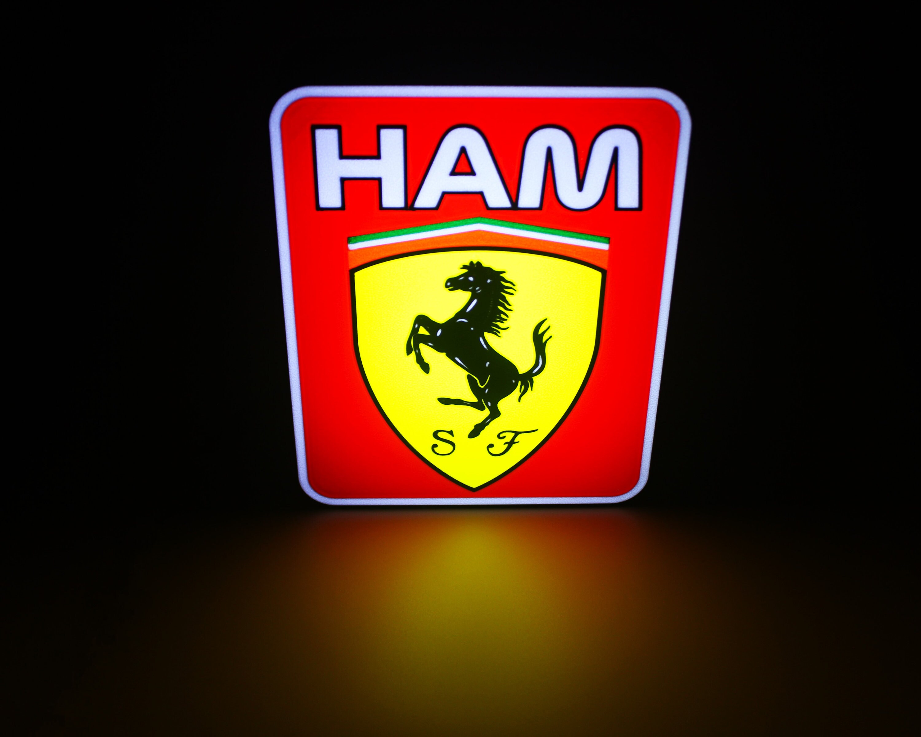 Lewis Hamilton Ferrari 2025 Lightbox Etsy
