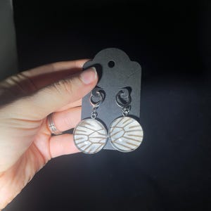 Real butterfly wing earrings!