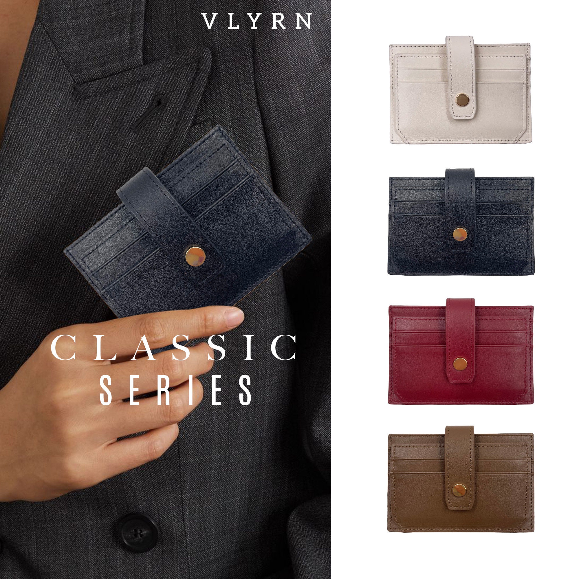 Portafoglio Donna Mini In Pelle Con Protezione RFID - Foto 3