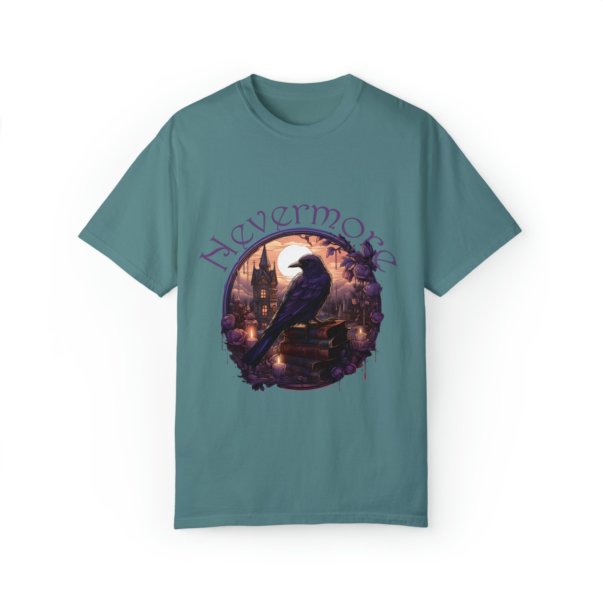 Edgar Allan Poe Shirt, Nevermore the Raven Tee, Book Lover Gift ...