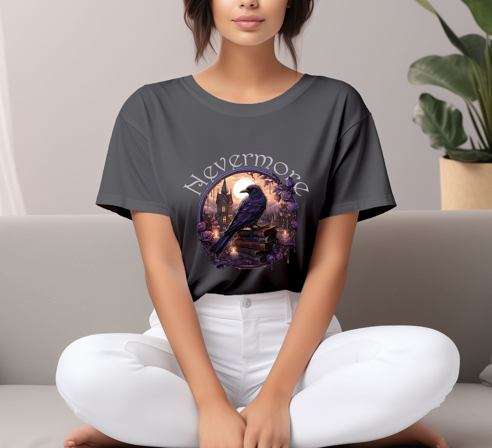 Edgar Allan Poe Shirt, Nevermore the Raven Tee, Book Lover Gift ...
